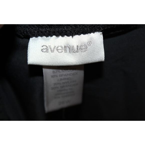 NWT Avenue Swim Skort Skirt Shorts Swim Bottoms Black Women's Plus Size 26W - Picture 9 of 13